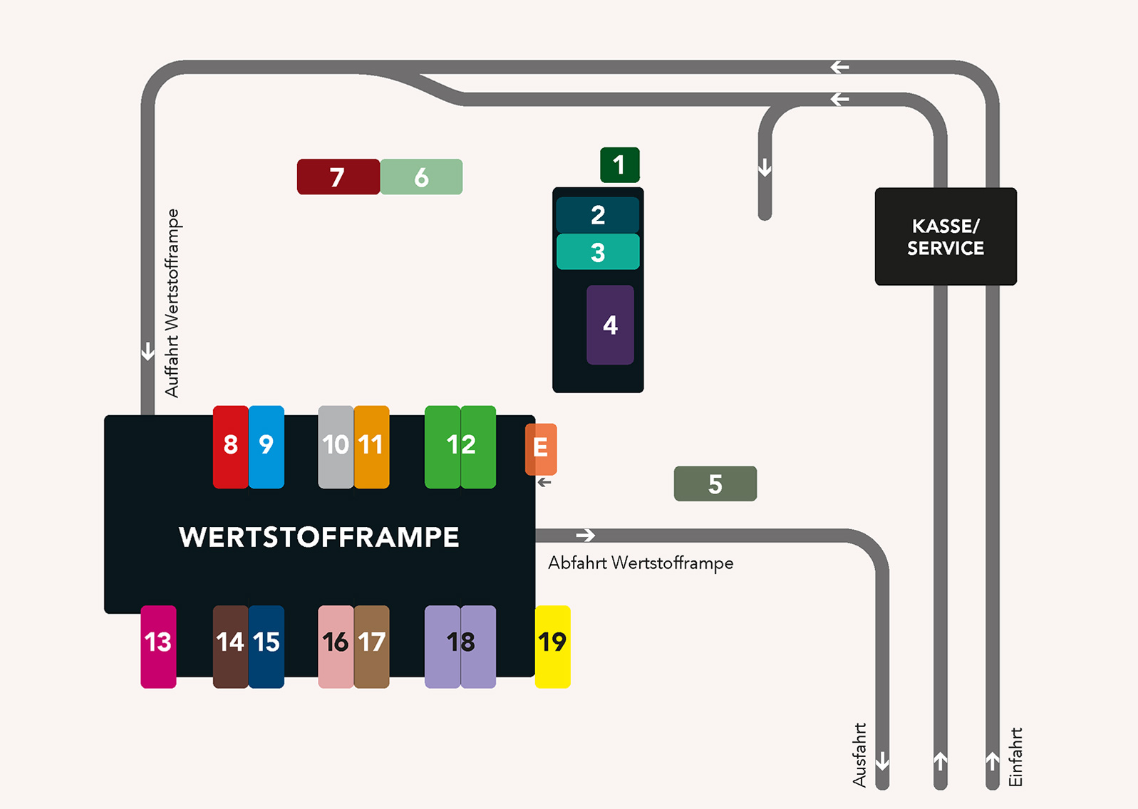 Lageplan Wertstoffhof