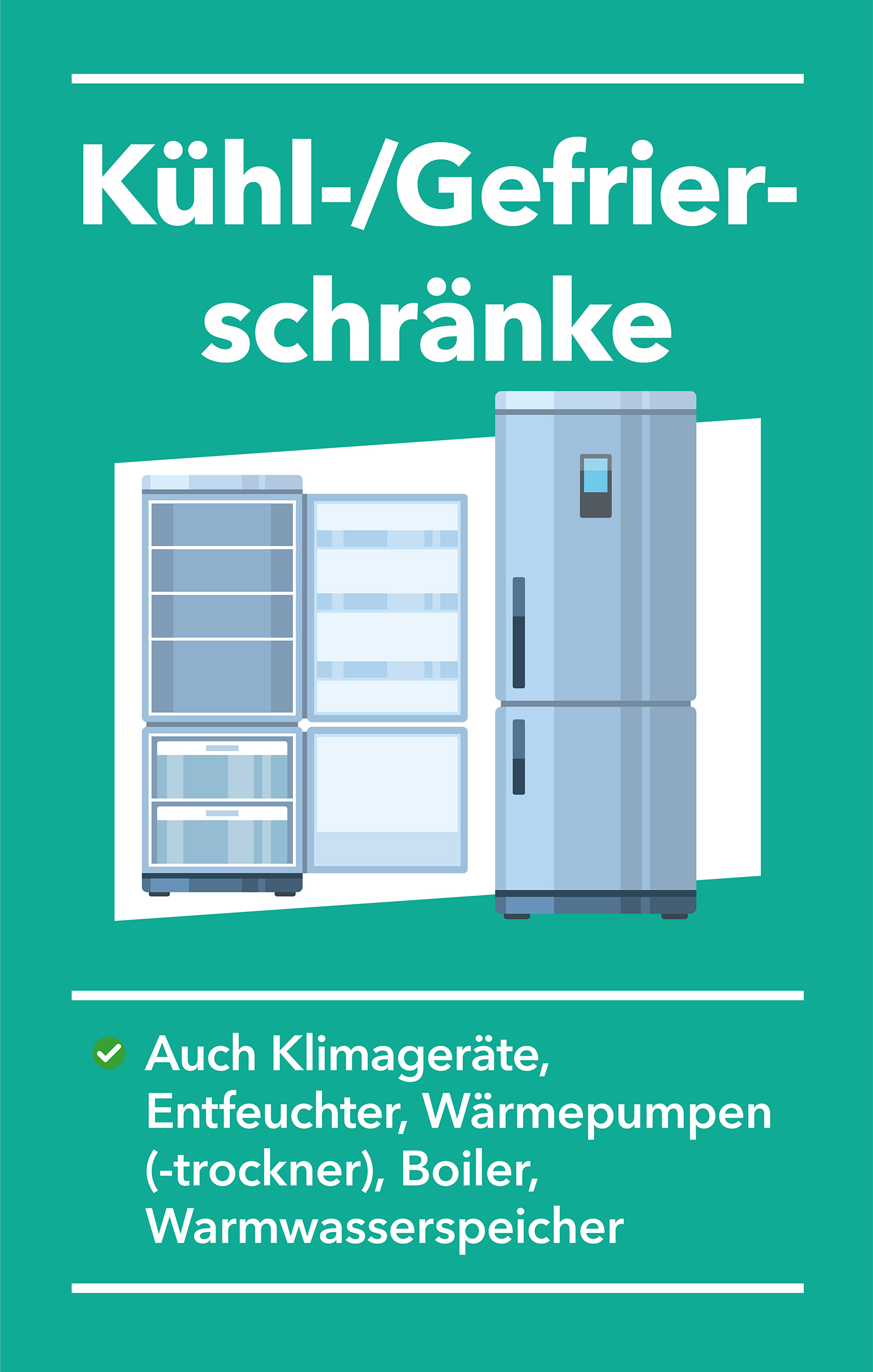 3. Kühl- & Gefrierschränke